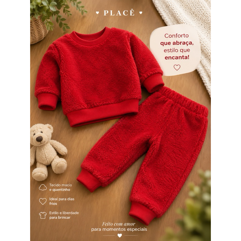Conjunto Infantil Peluciado