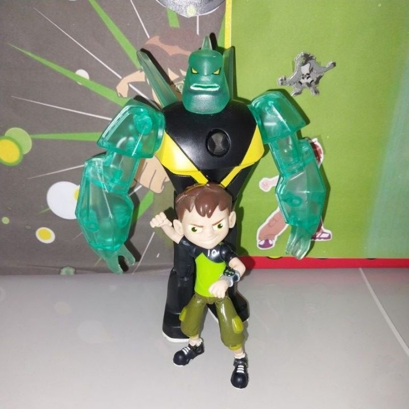 Lote Bonecos Ben Tennyson e diamante Da playmates, Ben 10 Reboot