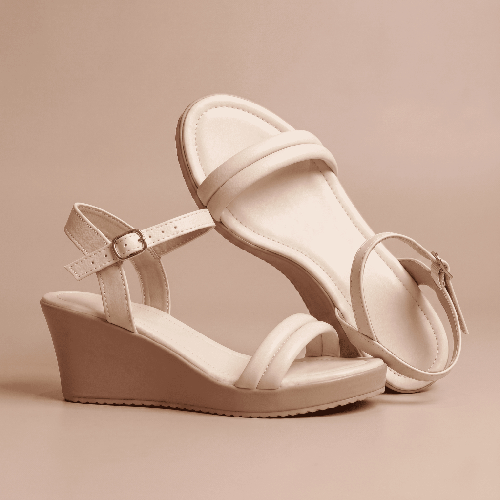 Sandália Feminina Anabela promoção promoção