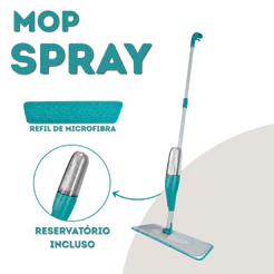 Mop Esfregão Spray Magico Com Reservatório Incluso
