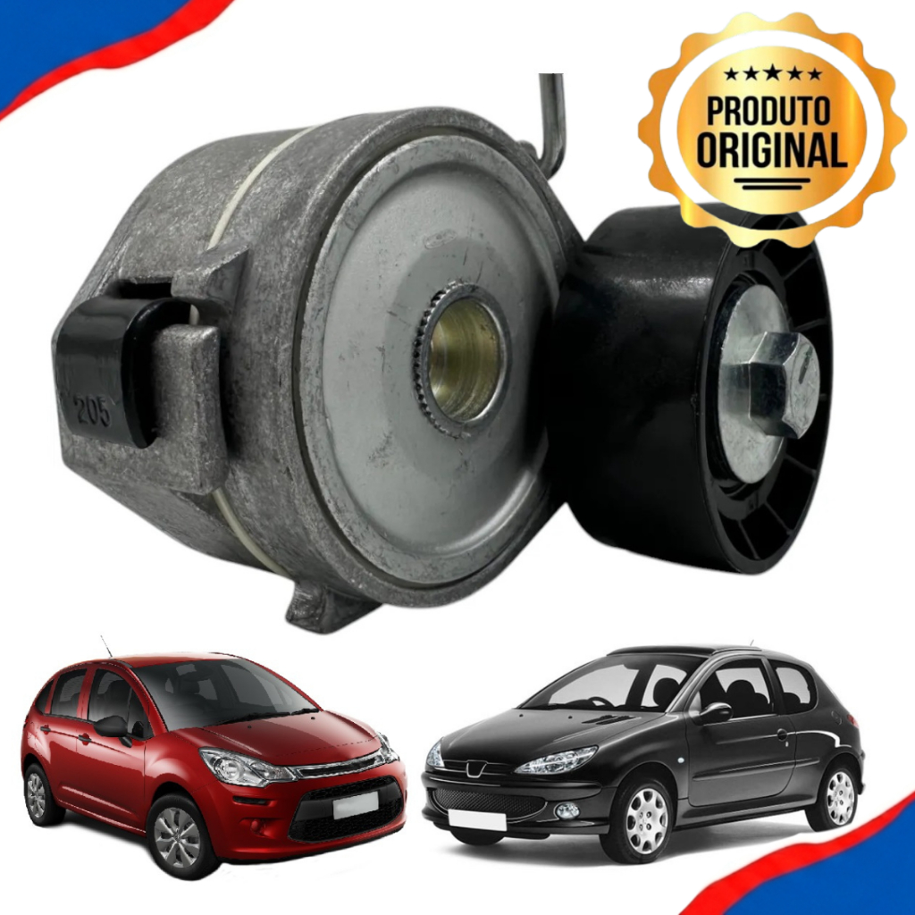 Tensionador Correia Alternador Original 5751E9 Peugeot 206 207 Partner Citroen C4 C3 Picasso 1.6 16V