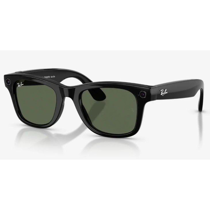 Óculos de Sol Ray-Ban Meta Wayfarer Preto Fosco RW4012 601/7153 155 53