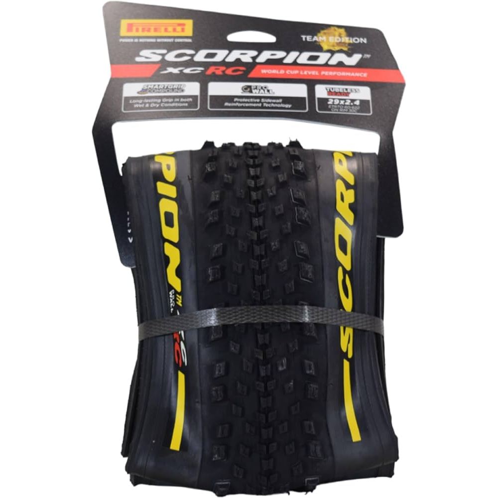 Pneu Pirelli Scorpion Prowall 29x2.40 xc rc kevlar tubeless mtb bike