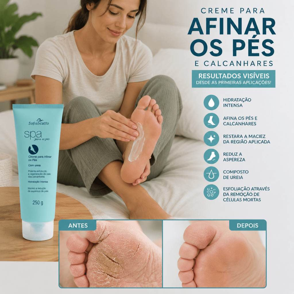 Creme SPA para Pés Sofisticatto com Ureia