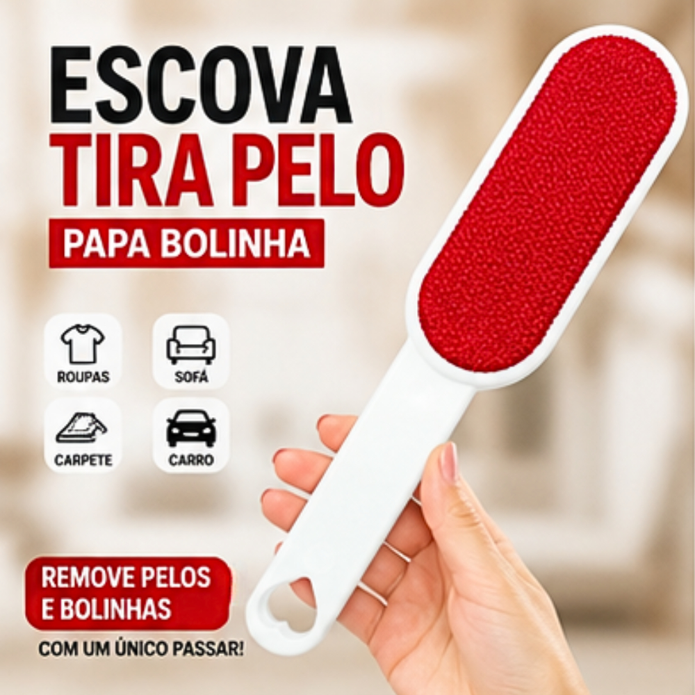 Escova Tira Pelo Papa Bolinha Removedor De Pelos Roupa Sofá Carpete Reutilizável