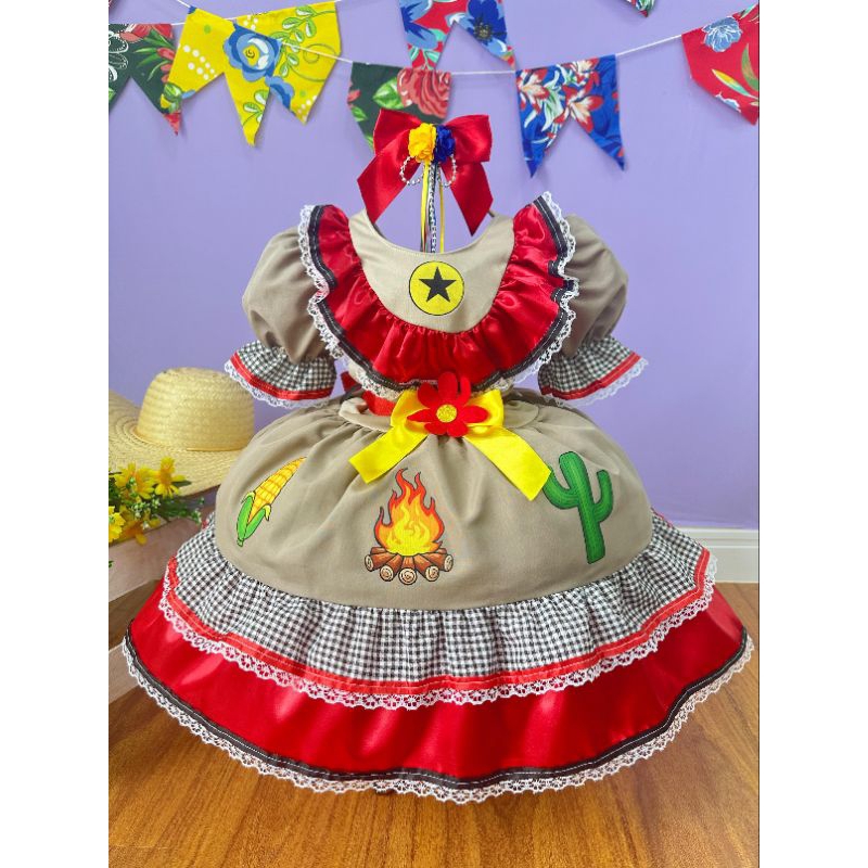 fantasia infantil cangaceira