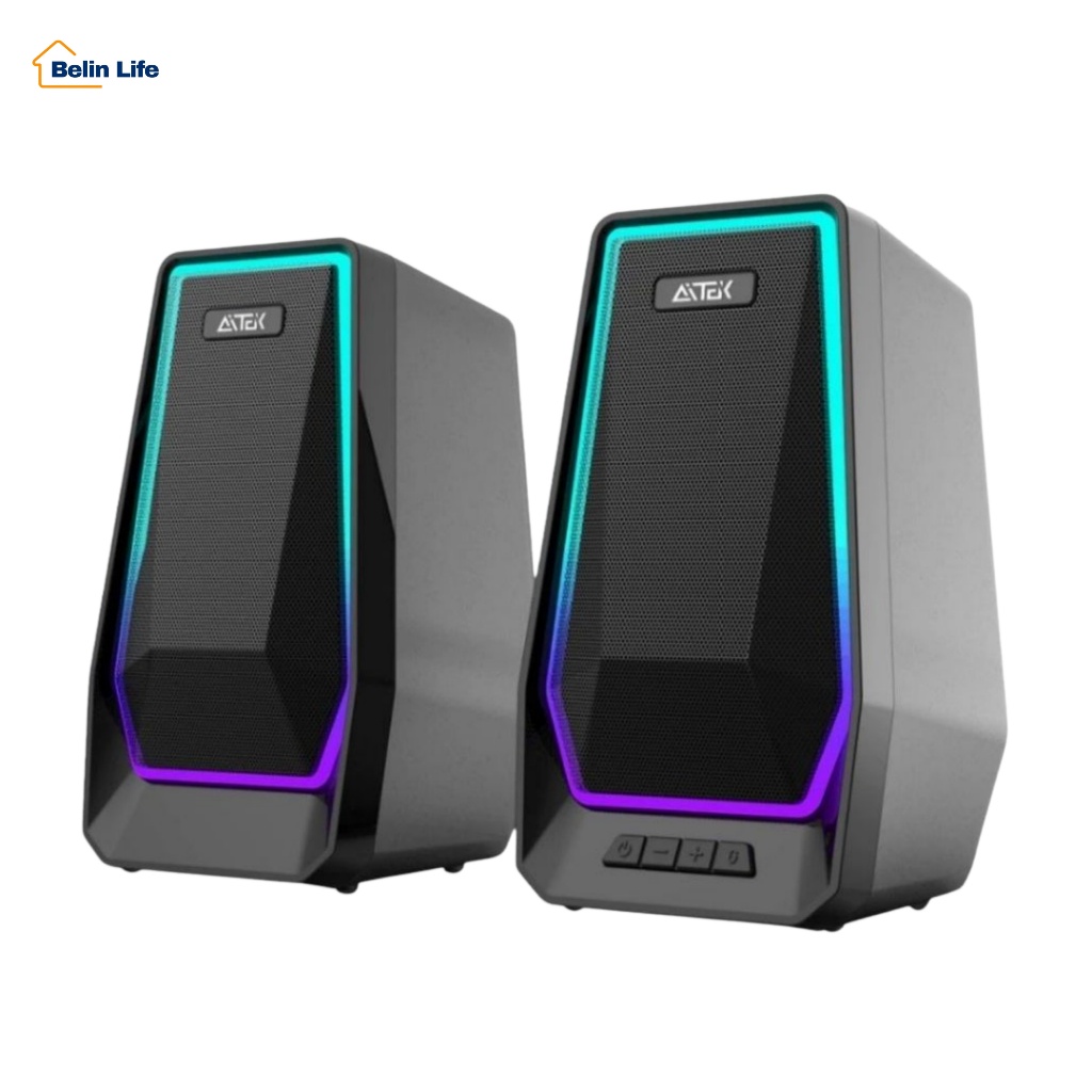 Caixa de Som Gamer RGB ANTER ACS-4509 Áudio Estéreo Potente