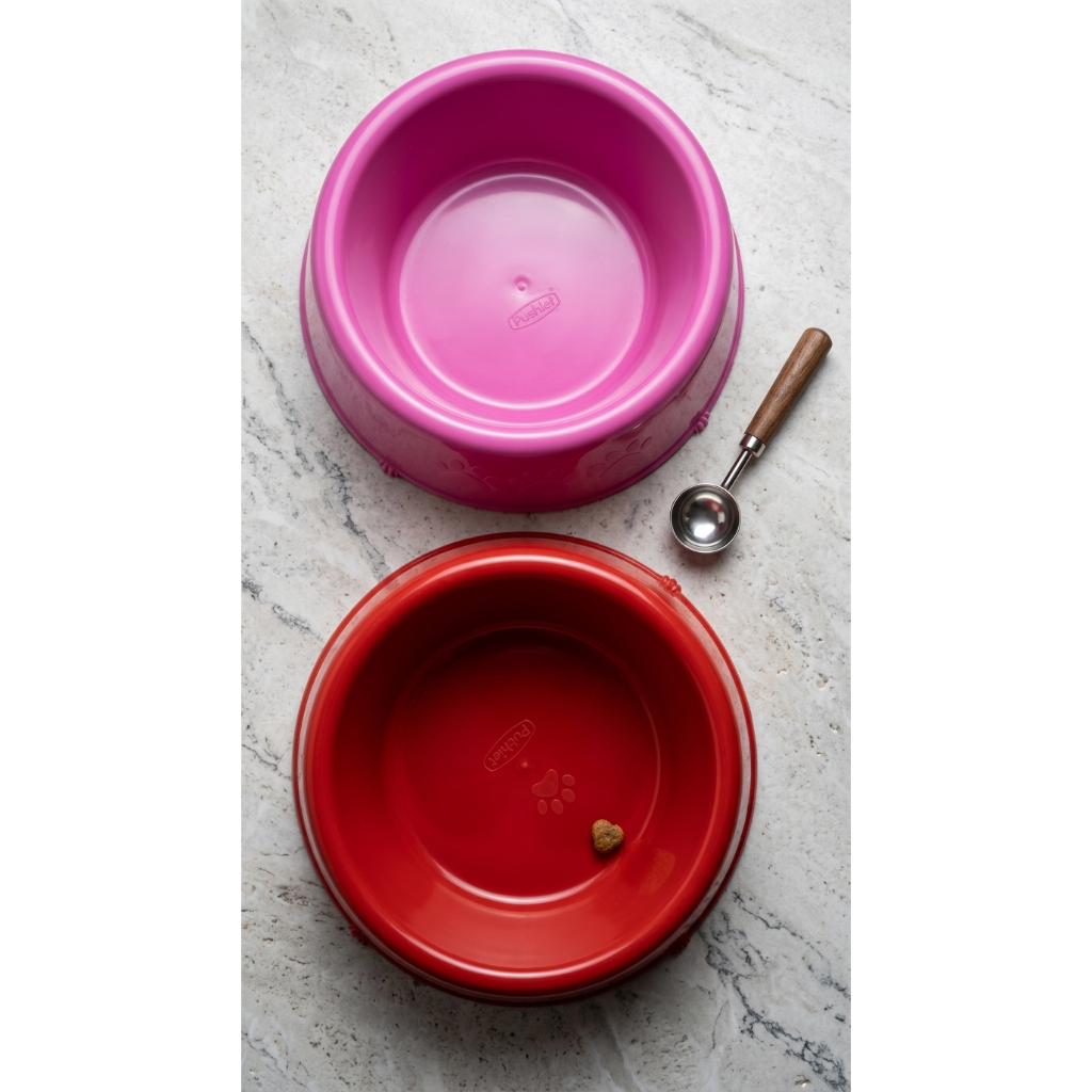 Kit de Comedouro Patinhas Grande 2750ml - para Cachorro Grande porte - Ta muito barato