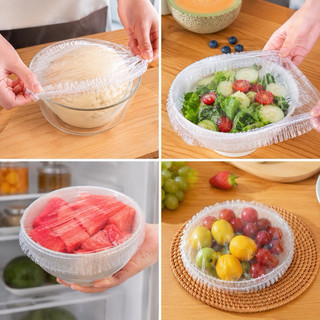 Kit 100 Tampas Plásticas Descartáveis para Potes de Alimentos, Marmitas e Delivery | WM MIX