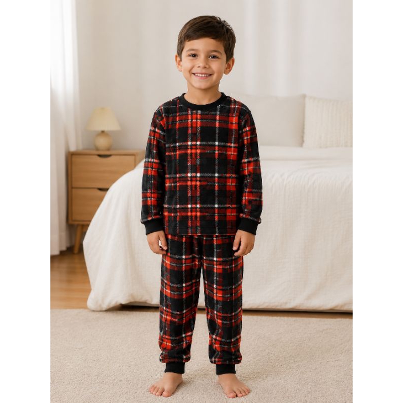 Pijama Fleece Menina e Menino Inverno Quentinho.
