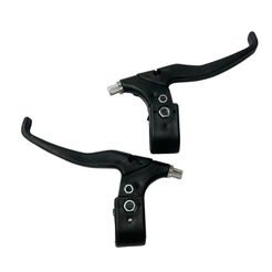 Par Manetes Bike NIPARTE De Freio Tipo V-Brake de Nylon Preto Com Regulagem Para Bicicleta