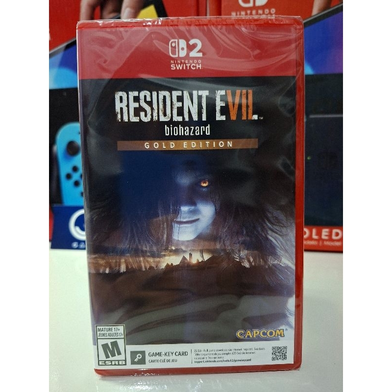Resident Evil 7 gold edition Switch 2 - mídia física novo lacrado