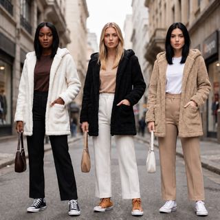 "Casaco Longo Feminino: 52% OFF! ❄️"