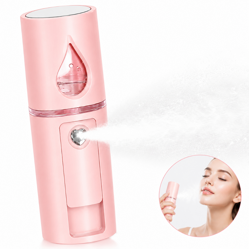 Nano Spray Facial Portátil Recarregável USB Bruma Facial Hidratante Para Pele