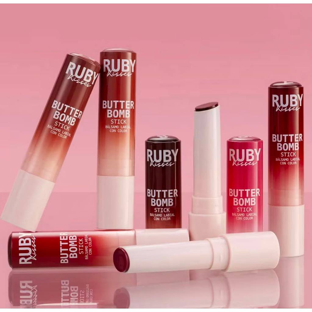 Gloss Em Bastão Stick Butter Bomb Macaron Ruby Kisses Unidade