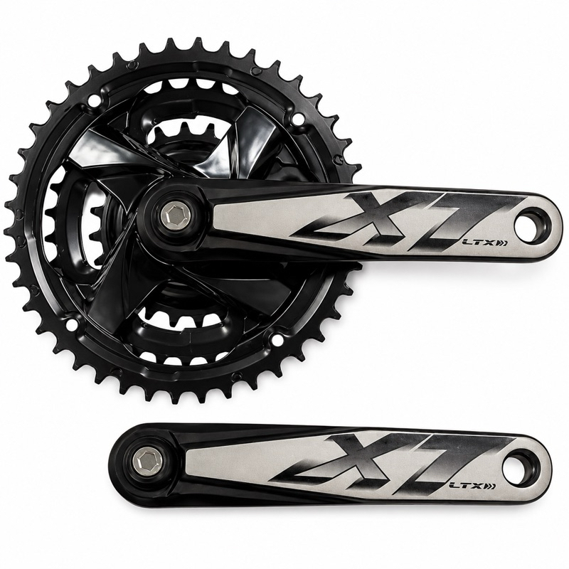 Pedivela Alumínio 28/38/48 Bicicleta Bike LTX XT Coroa tripla MTB Urban Padrão Shimano 21 24 27v