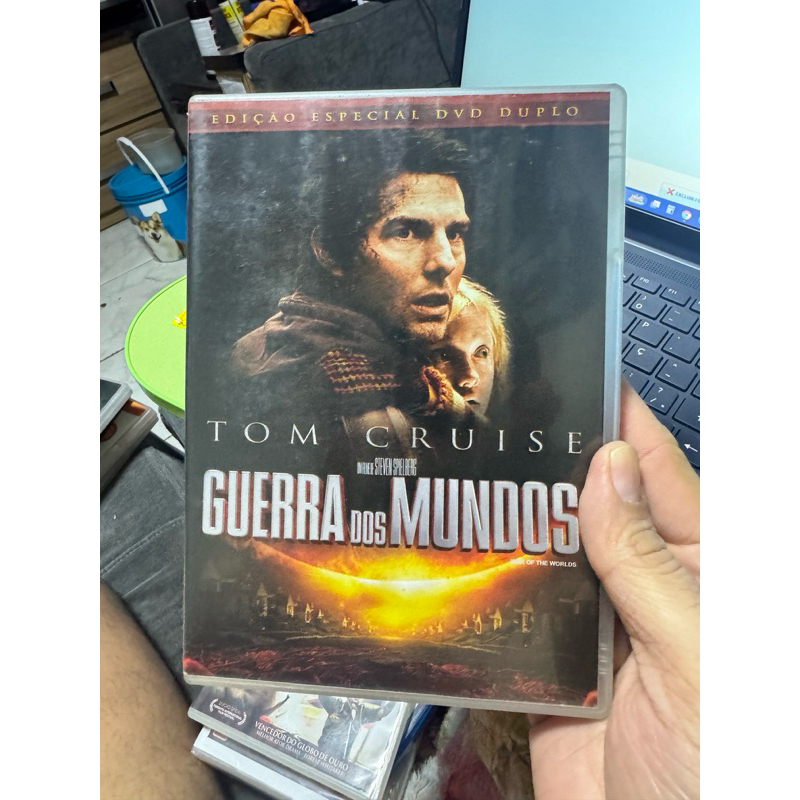 dvd duplo Guerra dos Mundos - Tom Cruise - original e dublado - fotos reais