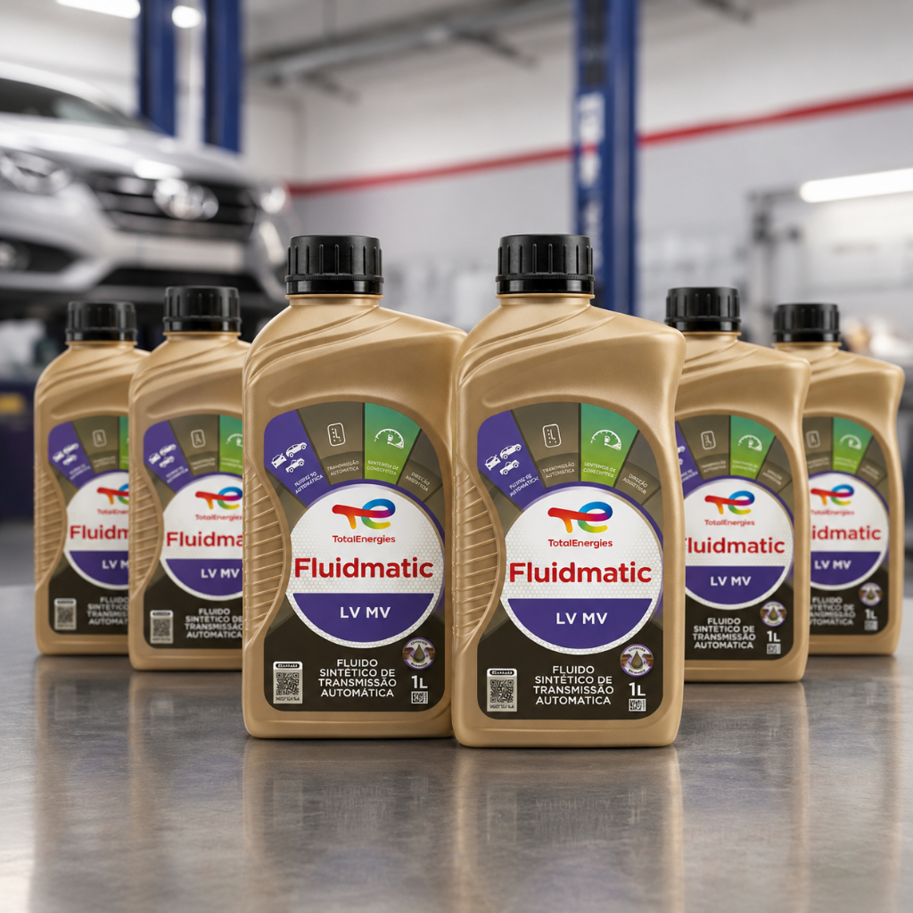 Kit 6 Fluidmatic Transmissão Automática Óleo 6 Unidades De LV MV ATF 1L