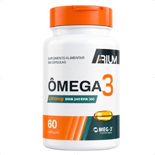 Ômega 3 Óleo de Peixe 1000mg EPA e DHA 60 Cápsulas Arium Suplementos
