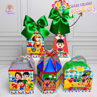 Kit lembrancinha Bento e Totó/ caixas do Bento e Totó / aniversário Bento e Totó