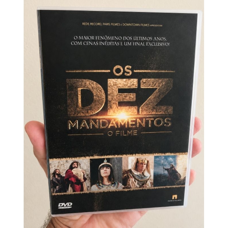 Dvd Os Dez Mandamentos O Filme - Lacrado e Original  (RARIDADE) Igreja Universal - Tv Record