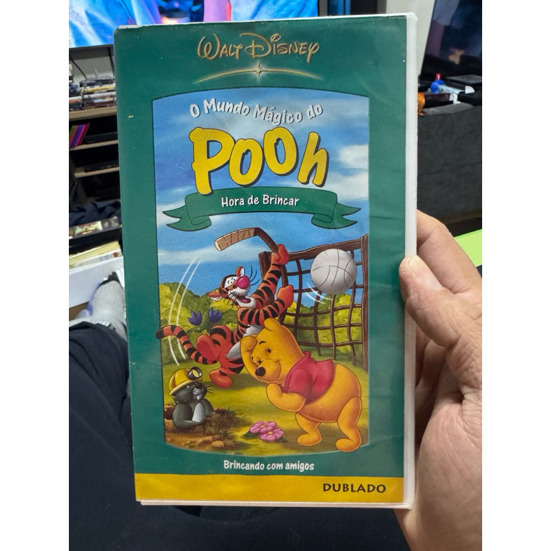 fita VHS o mundo magico do  Pooh - Hora de brincar - dublado - original - fotos reais