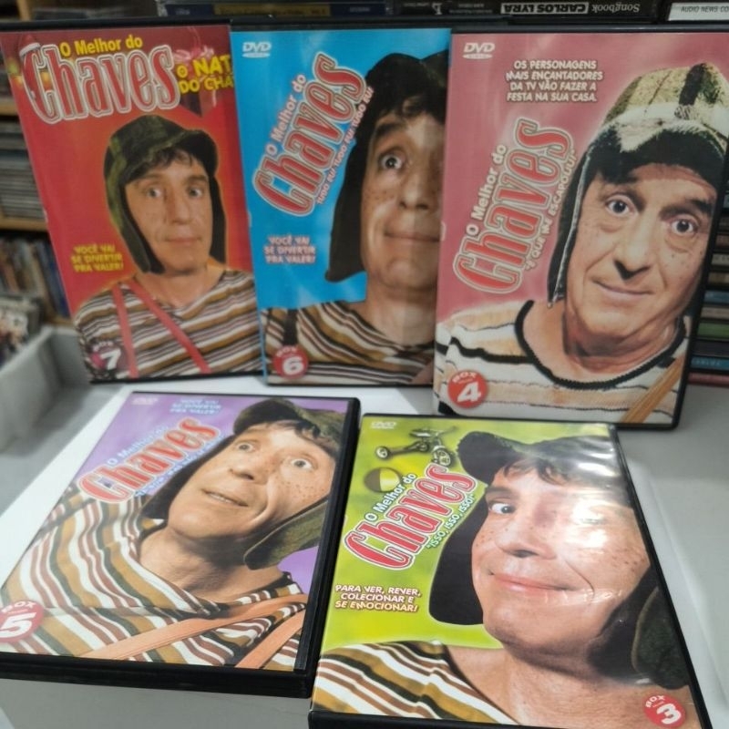 DVDS O MELHOR DO CHAVES (DUBLADOS)