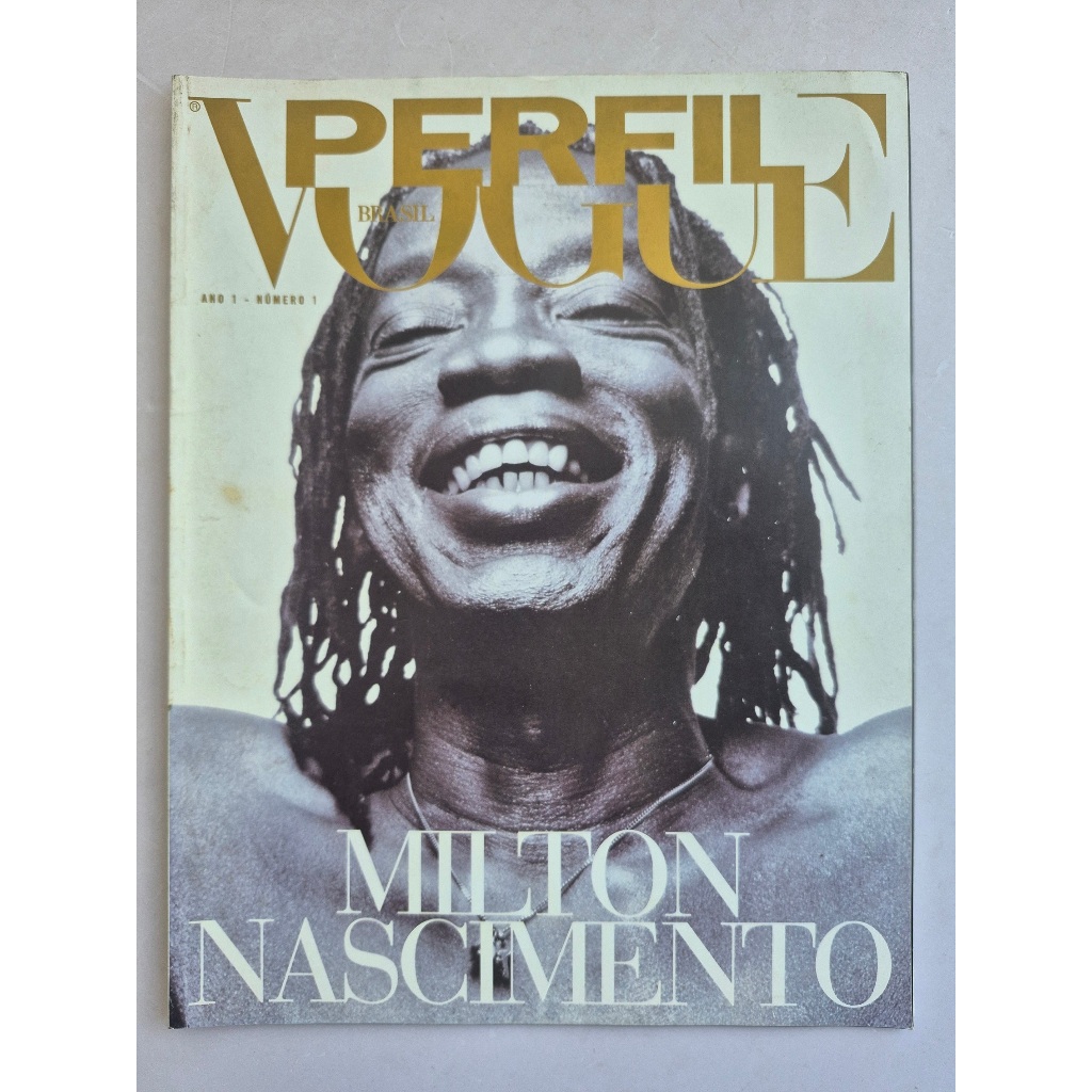 Revista Perfil Vogue Brasil N. 1 - Milton Nascimento 1998