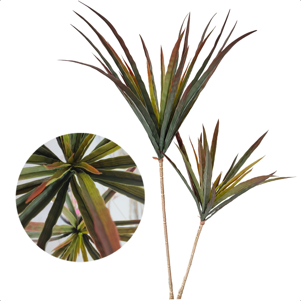 Palmeira Artificial Yucca Planta Para Decoração Toque Real Sem Vaso — imagem 2 de 2