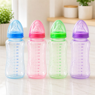 Mamadeira Gorduchinha 330ml Bico Ortodôntico ou Redondo (4565/4567)