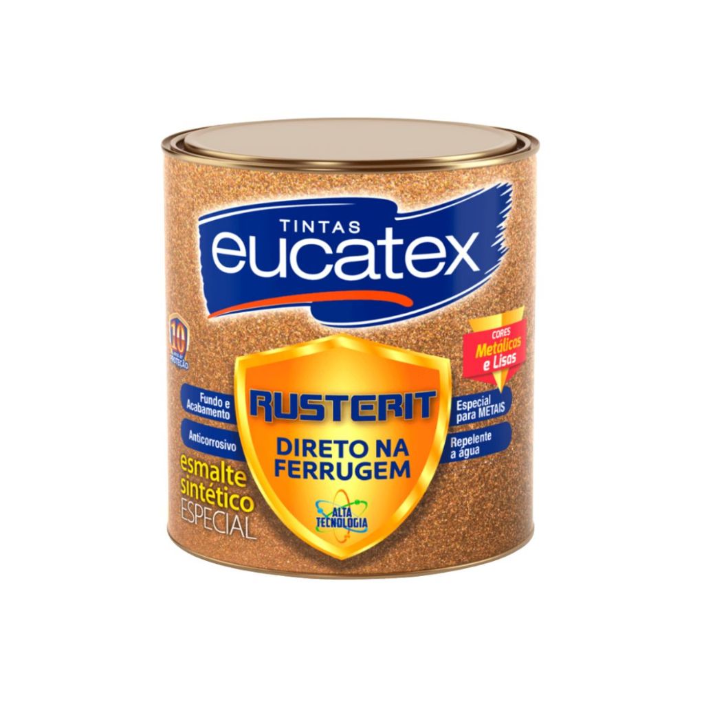 Eucatex Rusterit Direto Na Ferrugem 900 ml Cores Repelente a Água
