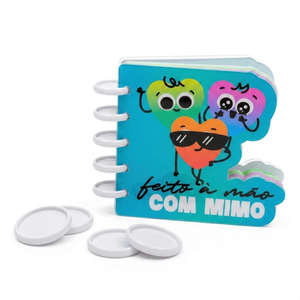 Disco Cogumelo para Caderno Inteligente Branco Mimo - 35 mm - 20 Unids · foto 2