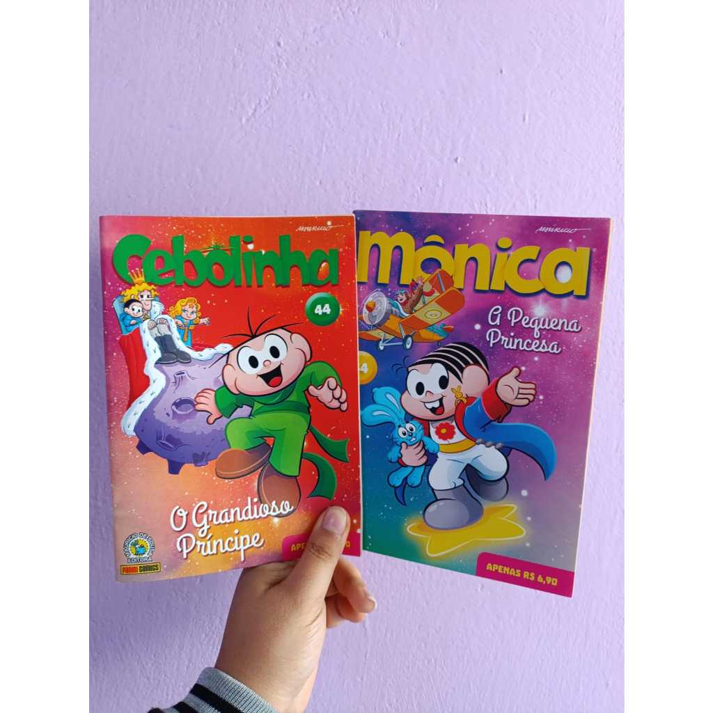 Gibis Mônica: A Pequena Princesa + Cebolinha: o Grandioso Príncipe - Mauricio de Sousa