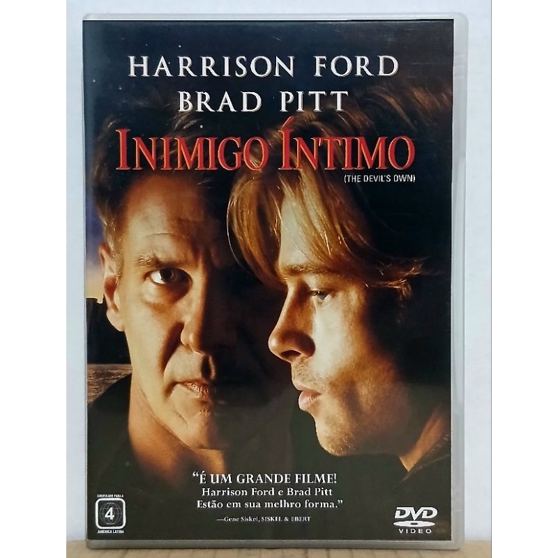 Dvd Inimigo Íntimo - Harrison Ford, Brad Pitt - Original Usado