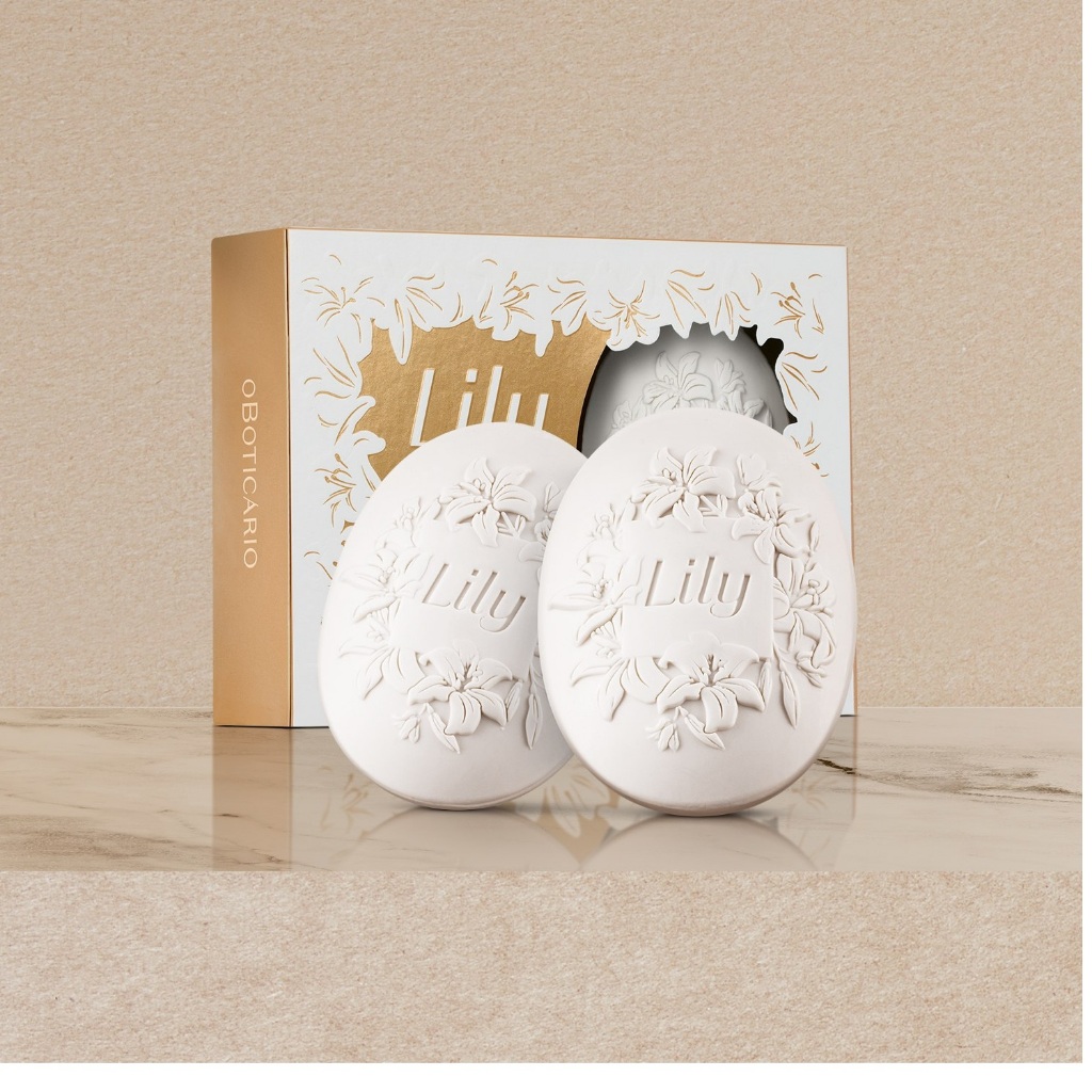 Sabonete em Barra Perfumado Lily 2x90g O Boticário