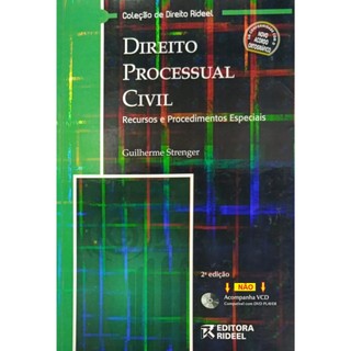 Livro Direito Processual Civil 2ª Edição Guilherme Strenger Editora Riddel NÃO ACOMPANHA VCD DI0082