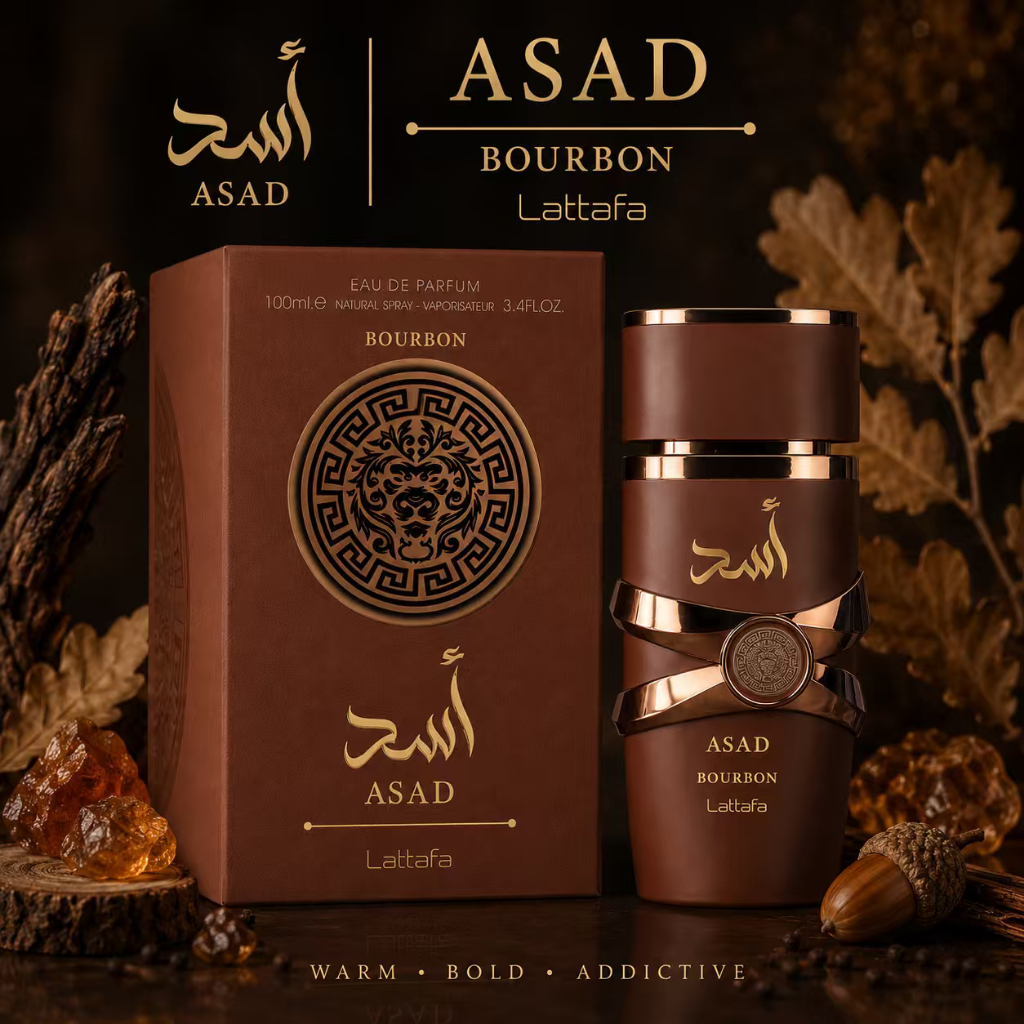 Perfume Masculino Lattafa Asad Bourbon Edp 100ml Original – Fragrância Intensa e Sofisticada — R$ 149,88 em Shopee