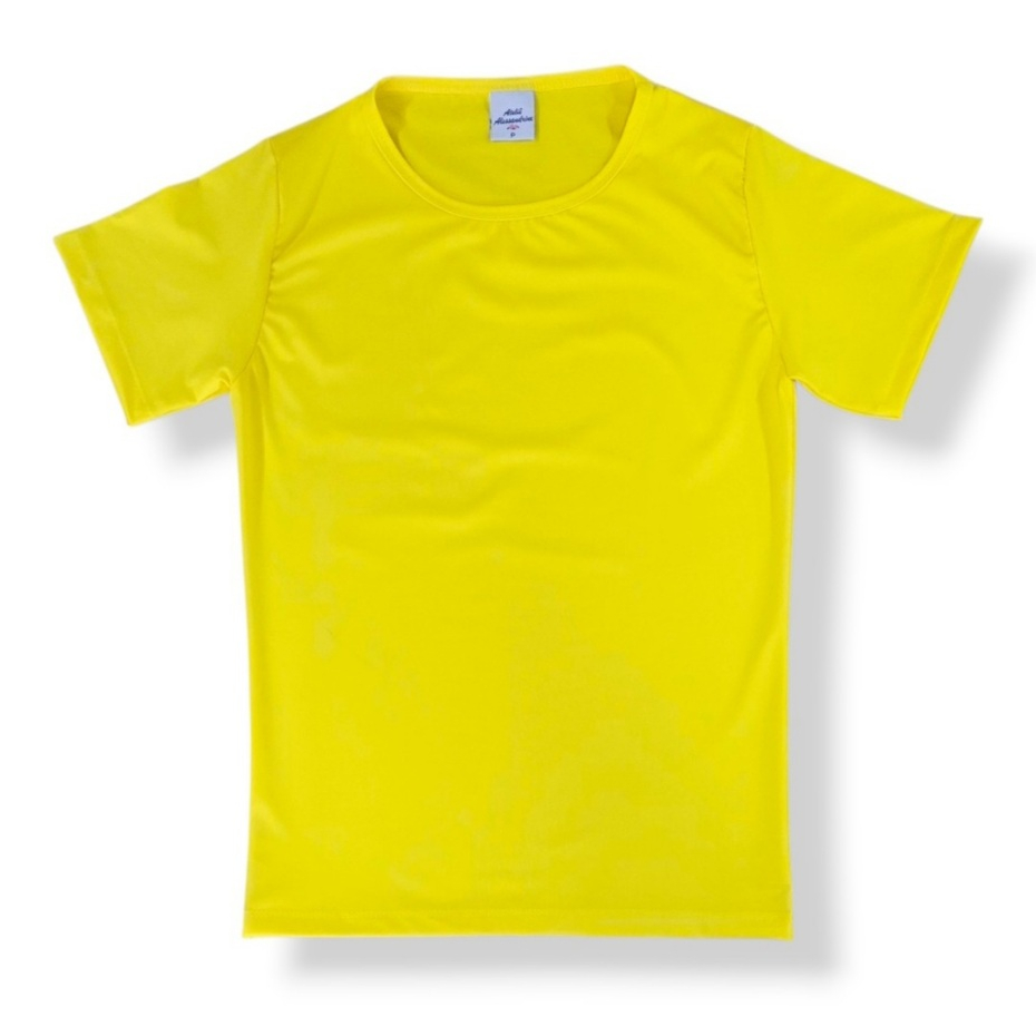 T-shirt Poliamida Blusinha Manga Curta Proteção Solar Justa Corpo Confortável Básica Estampada