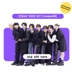 KIT FÃ STRAY KIDS PERSONALIZADO - FANMADE - CHAVEIRO - PHOTOCARDS - ATÉ 100 ITENS