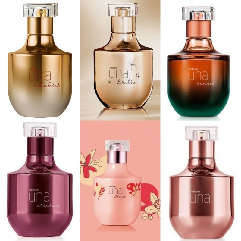Perfume Una, Celebrar , Una artisan, Una blush, Una senses