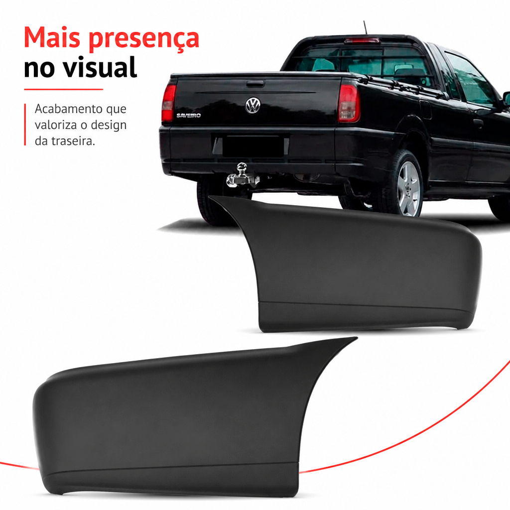 Par/Un Ponteira Polaina Saveiro G2 1997 1998 1999 GII Traseiro