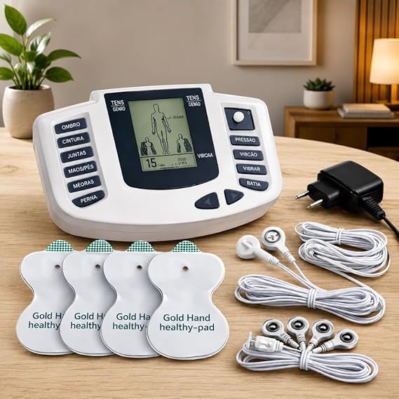Corrente Russa Massagem Eletrodo Fisioterapia Tens Musculos