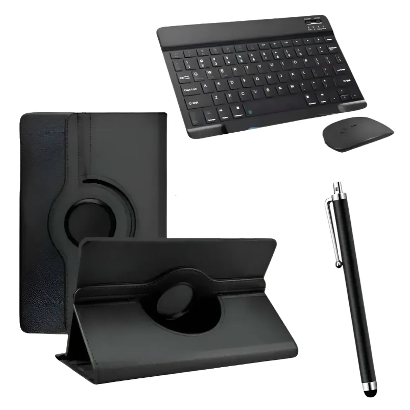 Case P/ Tablet Lenovo Tab 10.1 Octa-core + Teclado Abnt2