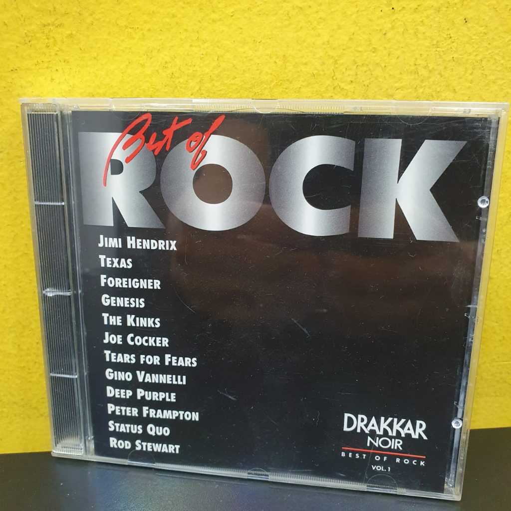 CD Best of Rock - Drakkar Noir - Jimmi Hendrix | Genesis | Tears For Fears | Deep Purple | The Kinks