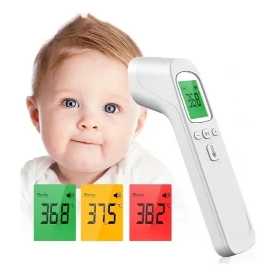 Termômetro Digital Infravermelho De Testa Sem Contato Médico LCD