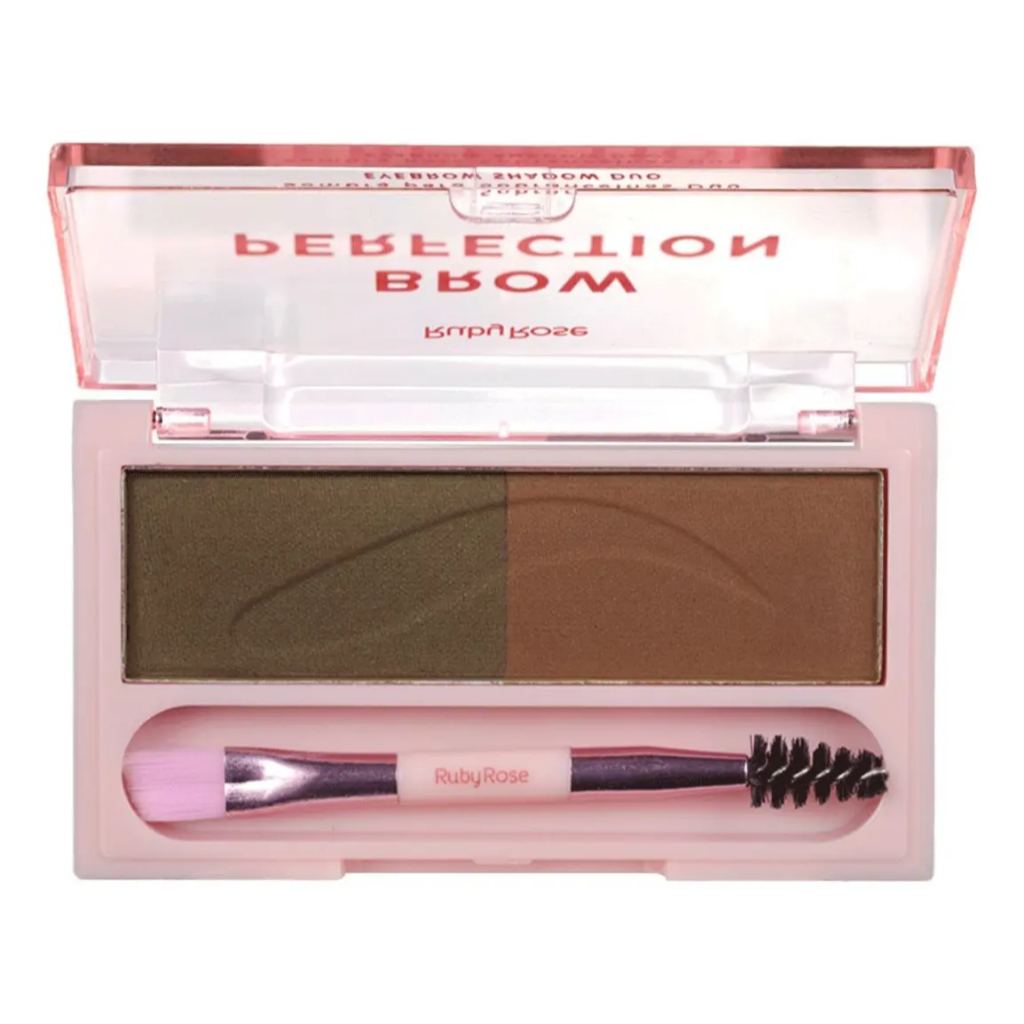 Paleta Duo de Sombras Para Sobrancelhas Brow Perfection RUBY ROSE - DUO 03