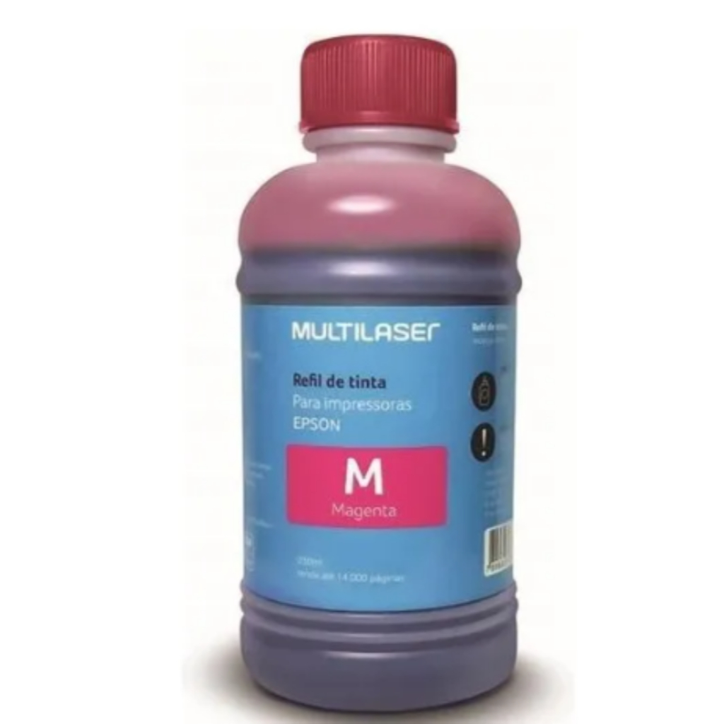 Refil De Tinta Para Impressoras Epson 250ml Multilaser