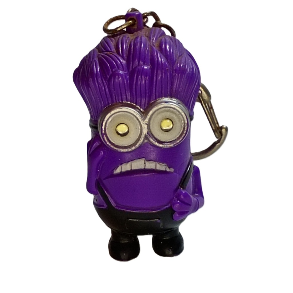 Chaveiro do Minion Roxo Led Evil Minion Meu Malvado Favorito 2