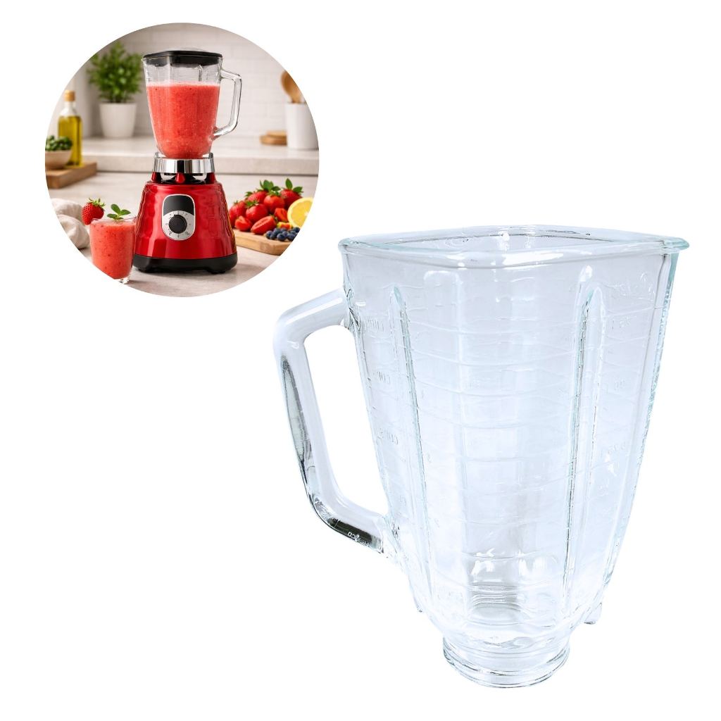Copo de Vidro Reforçado para Liquidificador Super Chef Osterizer Oster Classicos