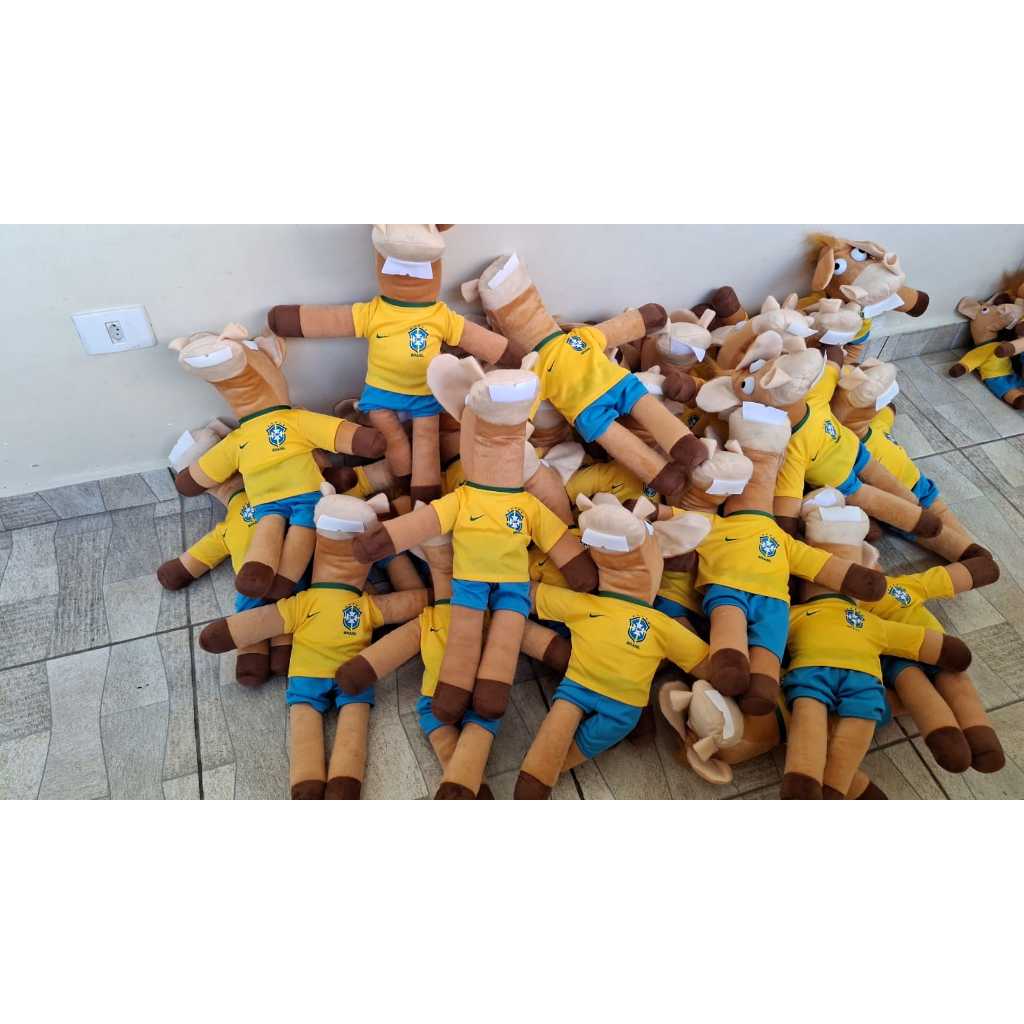 Cavalinho do brasil copa 2026 mascote tocedor compre o seu mascote 60 cm